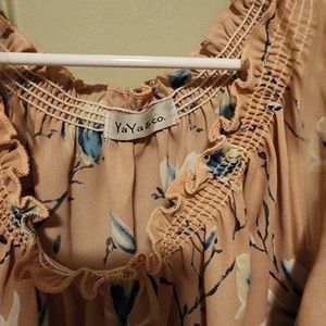 Yaya flutter sleeve dress